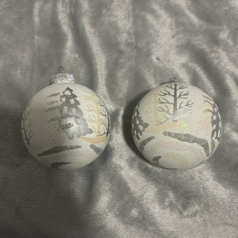 Lot of silver Christmas decor - Picture 4 of 15